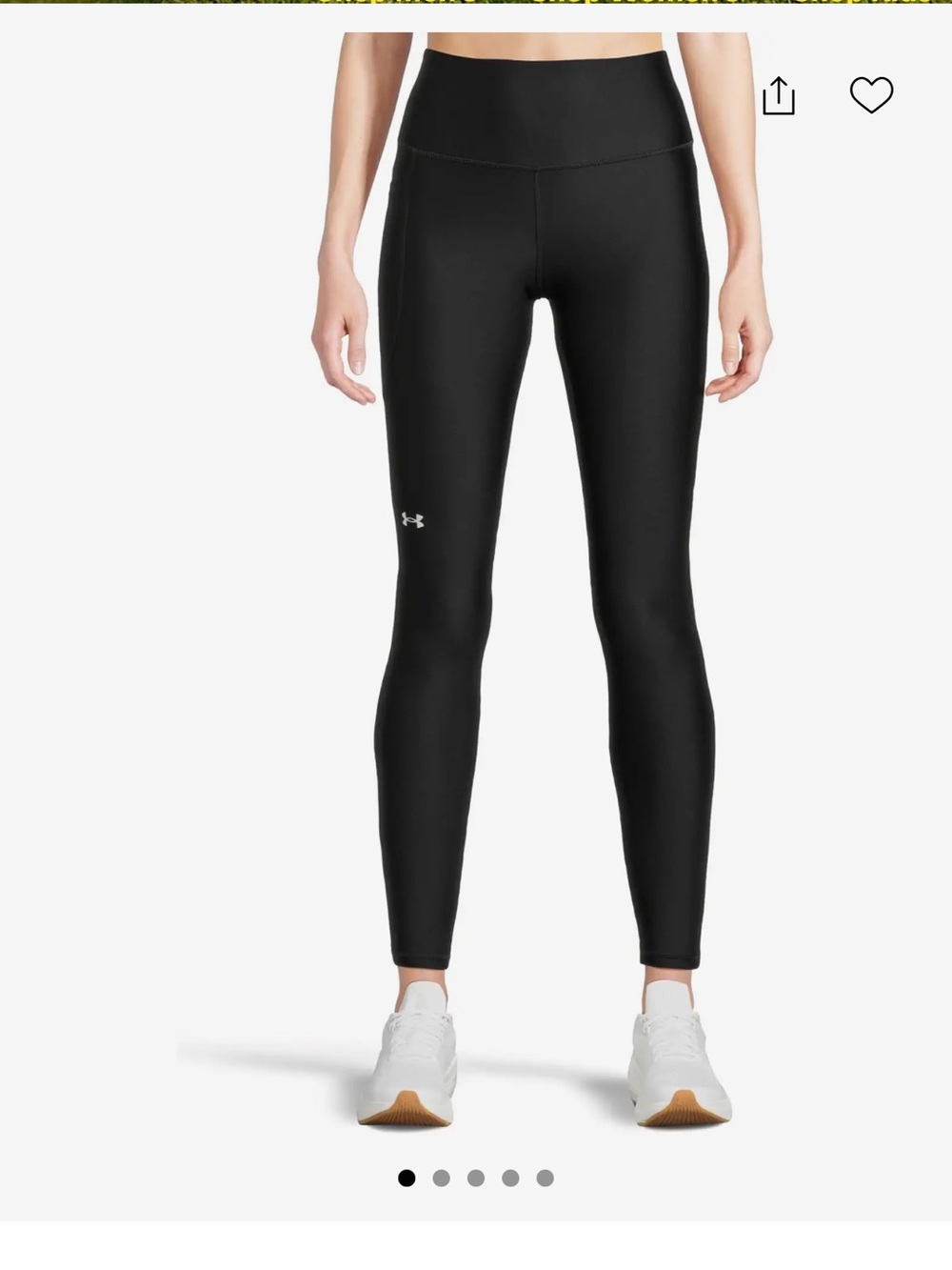 Under Armour Black Women's High-Rise Performance Leggings